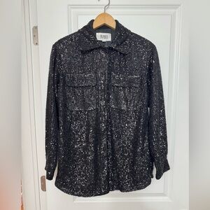 BB Dakota Steve Madden Sequin Shacket Size Small